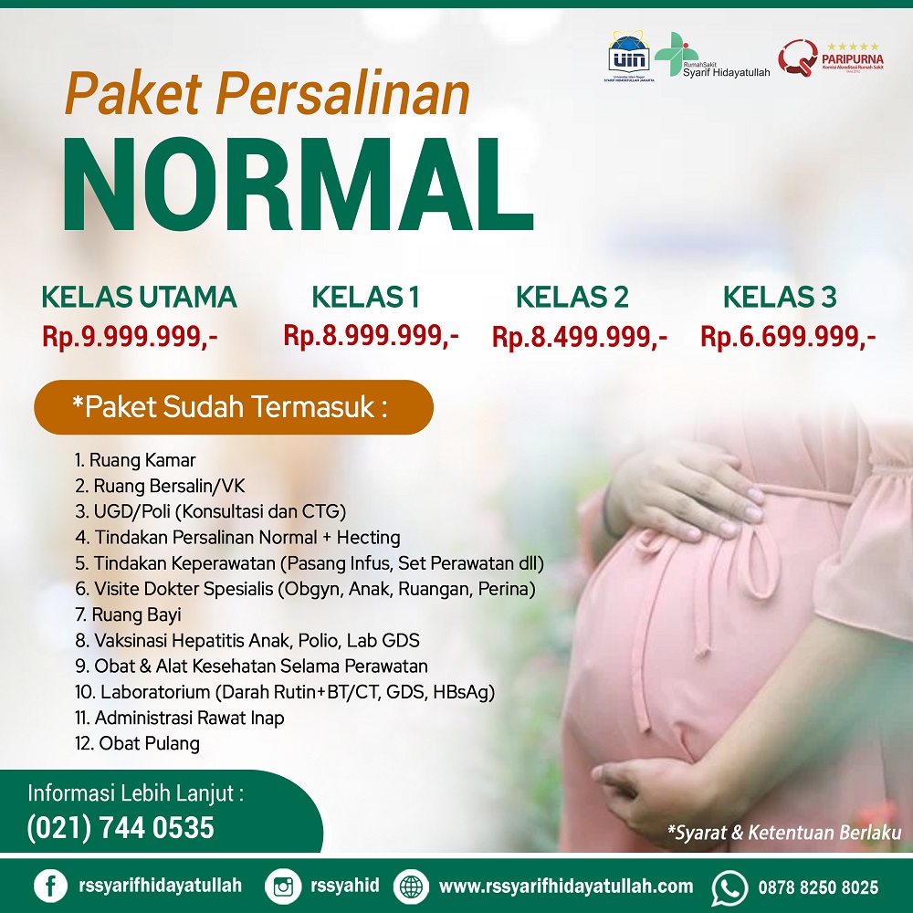 paket persalinan normal