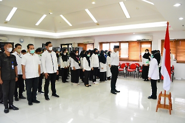 UPACARA PENGHORMATAN BENDERA MERAH PUTIH 17 FEBRUARI 2023