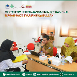 VISITASI TIM PERPANJANGAN OPERASIONAL RUMAH SAKIT